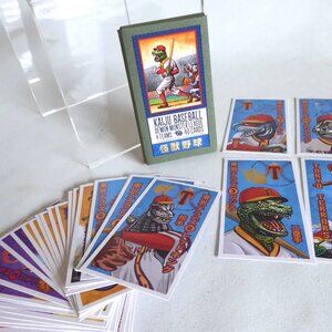 NEW KAIJU BASEBALL JAPAN THEMED GODZILLA DEMON MONSTERS LEAGUE TRADING CARD SET